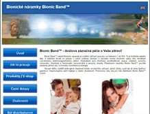 Tablet Screenshot of bionicband.cz